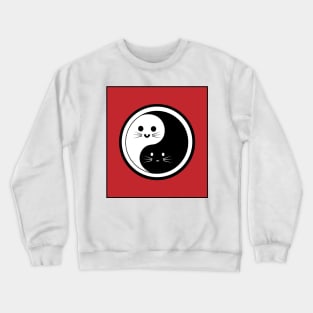 Yin Yang Cats Crewneck Sweatshirt